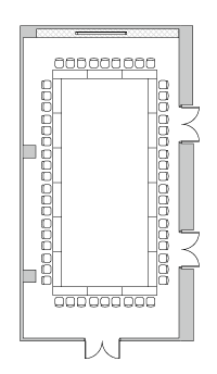 飛翔　配置図　ロノ字